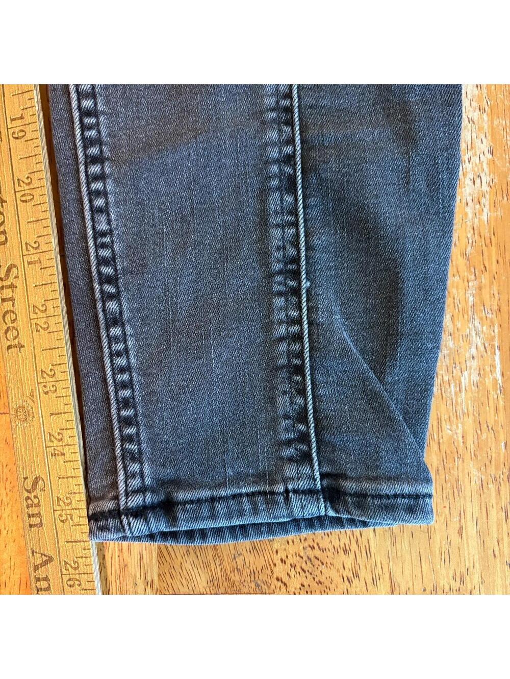 Wrangler High Rise Western Skinny Jeans Womens 14 Black Tag 14 Fits Like 31x26 - Picture 2 of 10